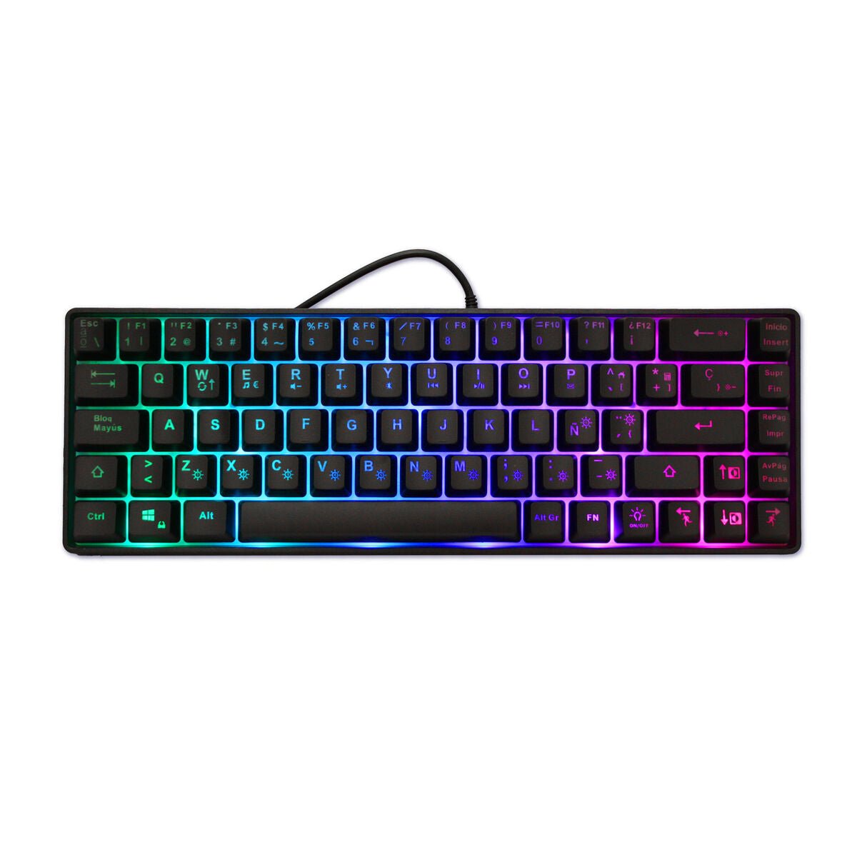 Clavier CoolBox DG - TEC65 - RGB QWERTY espagnol - Level7Up