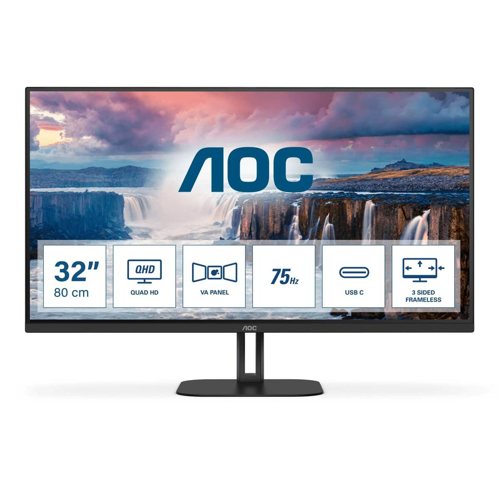 Moniteur AOC Q32V5CE/BK 32" 2560 x 1440 Quad HD - Level7Up