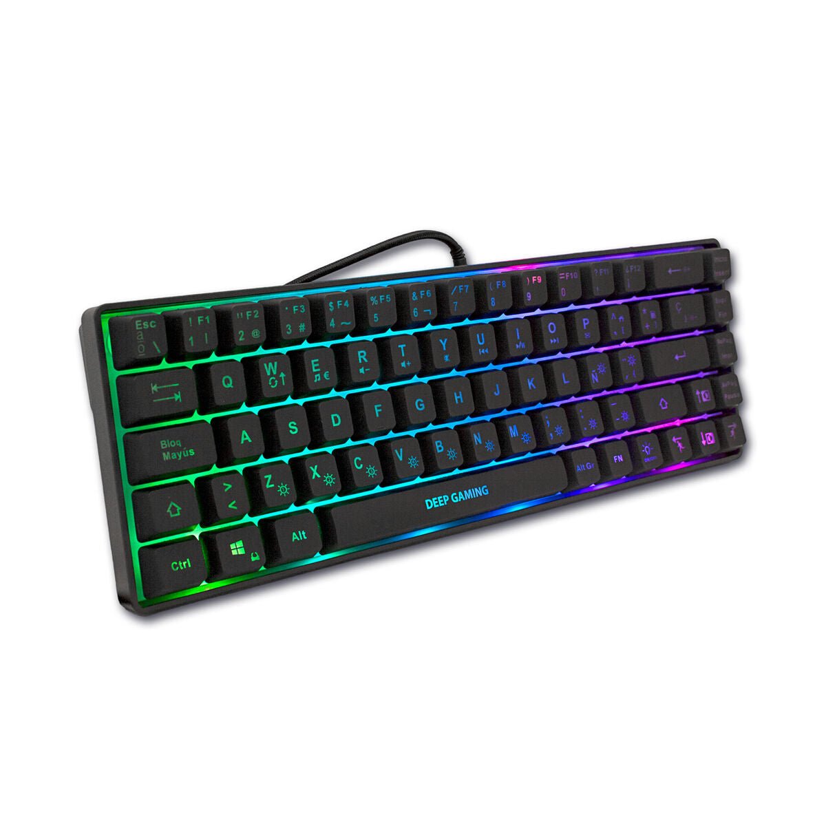 Clavier CoolBox DG - TEC65 - RGB QWERTY espagnol - Level7Up