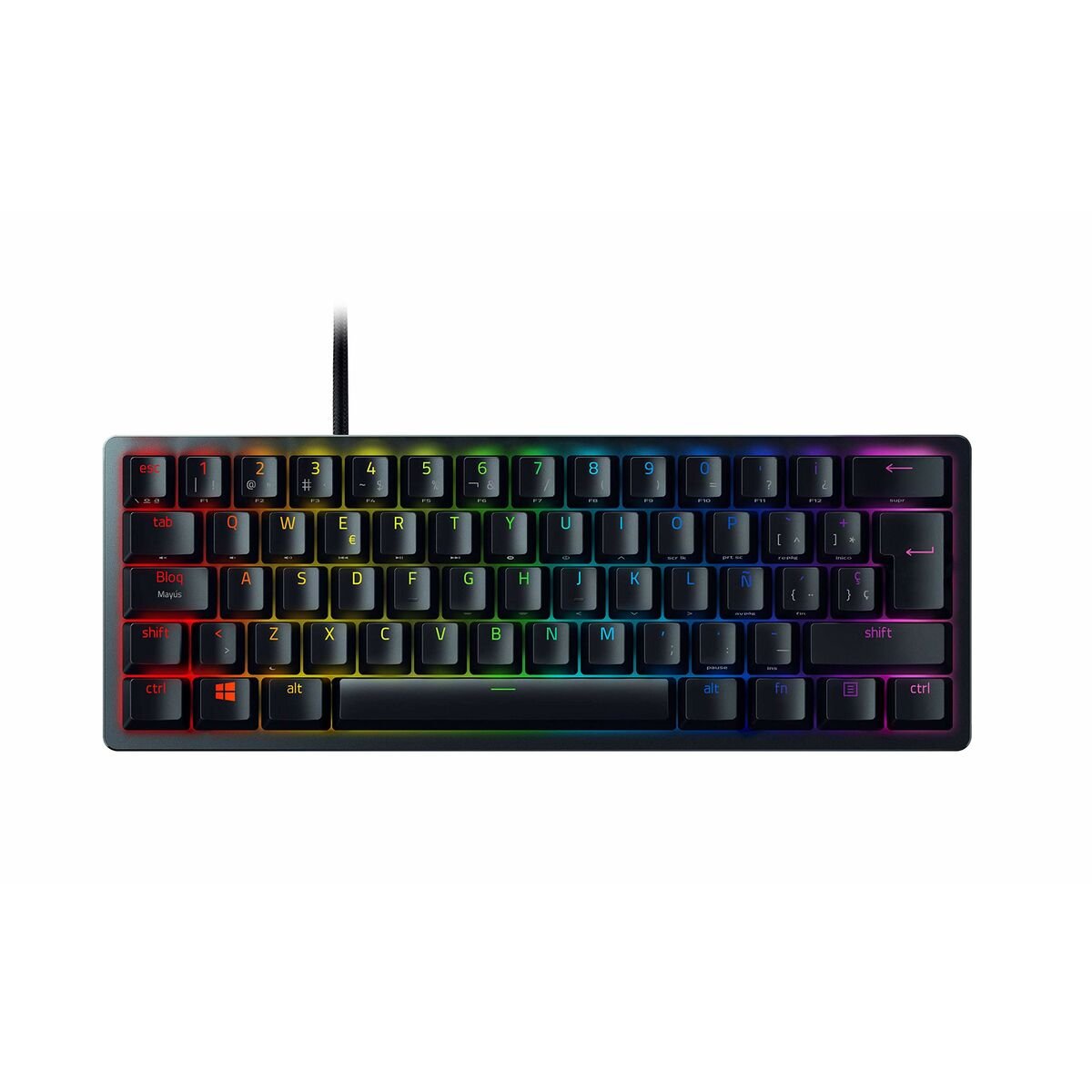 Clavier Gaming Huntsman Mini QWERTY espagnol - Level7Up