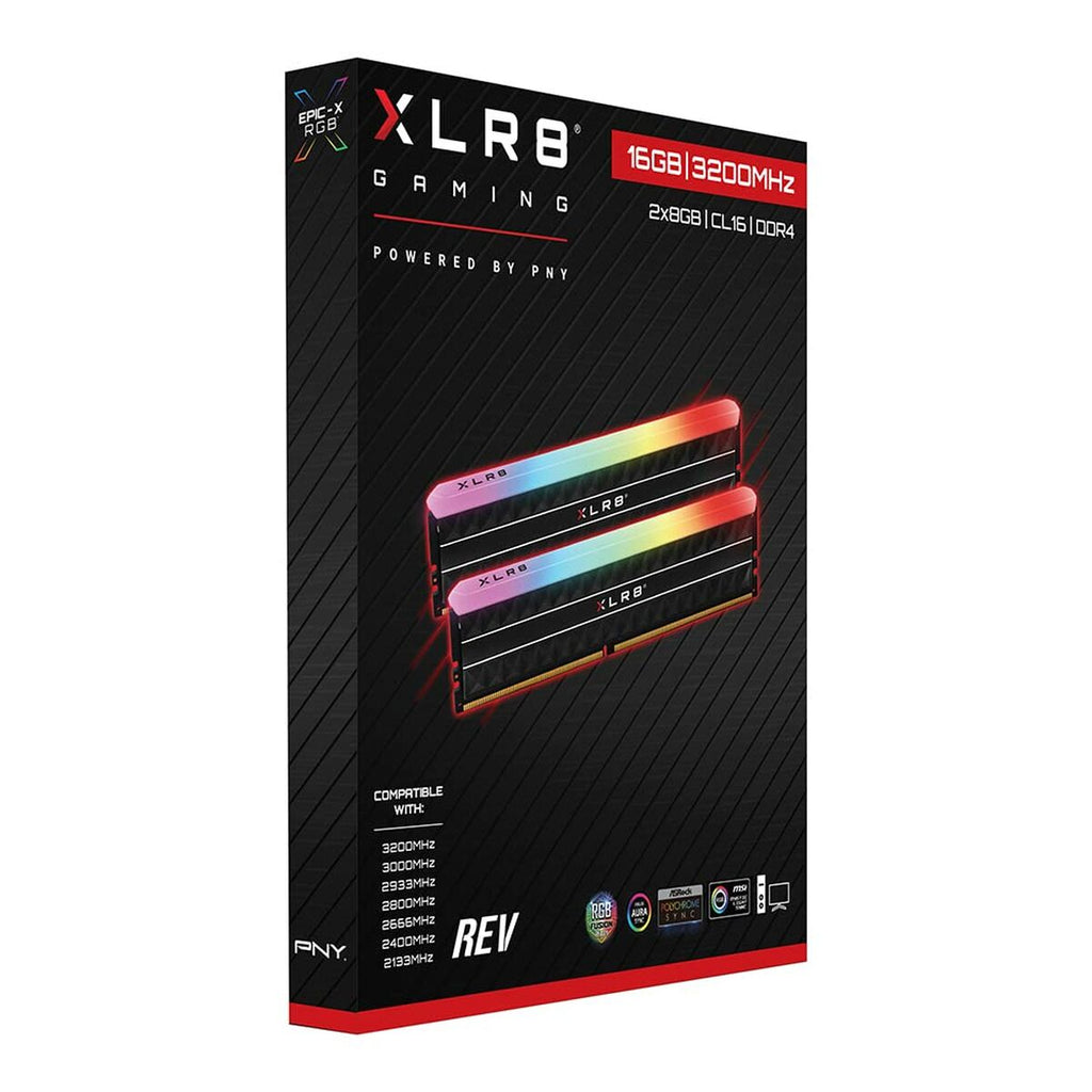 Mémoire RAM PNY XLR8 Gaming 16 GB DDR4 3200 MHz CL16 - Level7Up