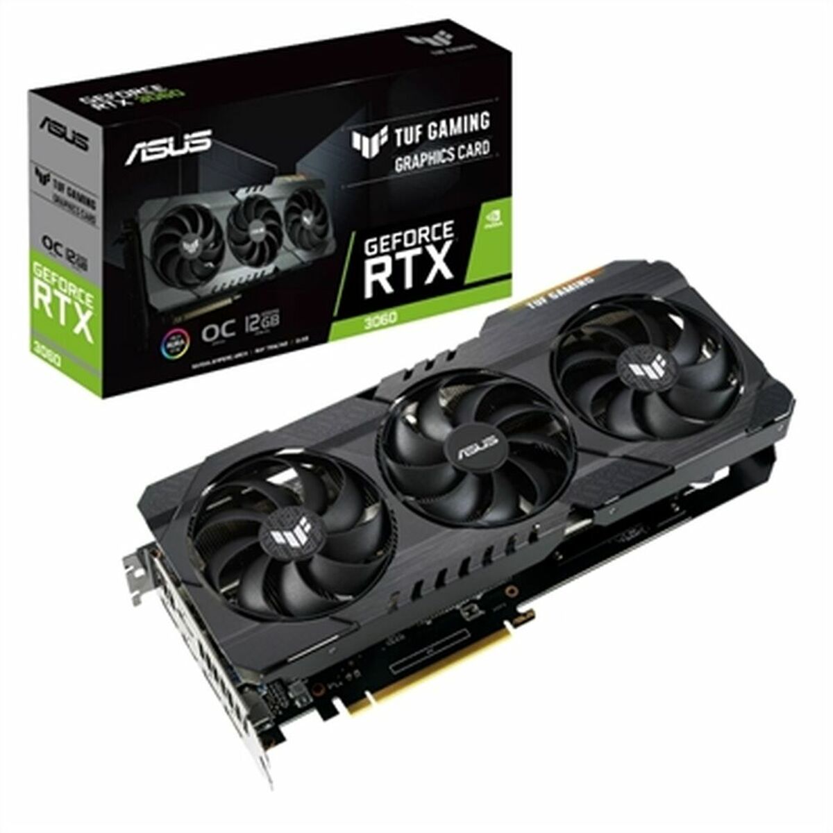 carte graphique ASUS TUF‑RTX3060‑O12G‑V2‑GAMING 12 Go - Level7Up