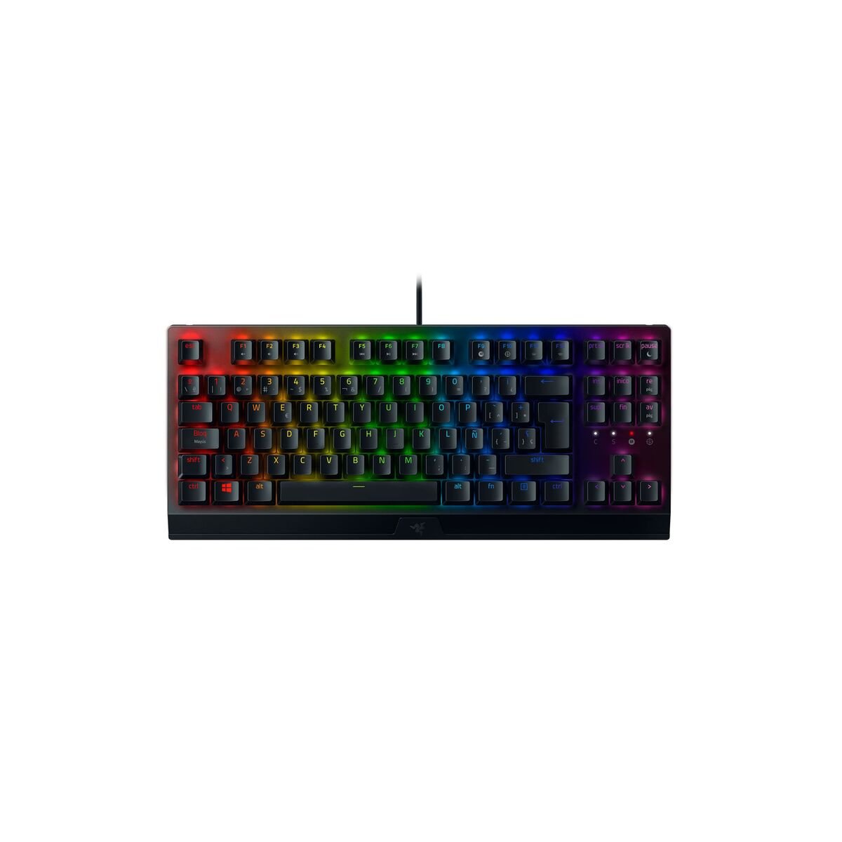 Clavier de jeu Razer BlackWidow V3 TKL espagnol QWERTY noir LED RGB - Level7Up